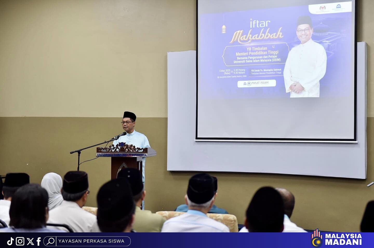 MAJLIS IFTAR MAHABBAH BERSAMA TIMBALAN MENTERI PENDIDIKAN TINGGI 2