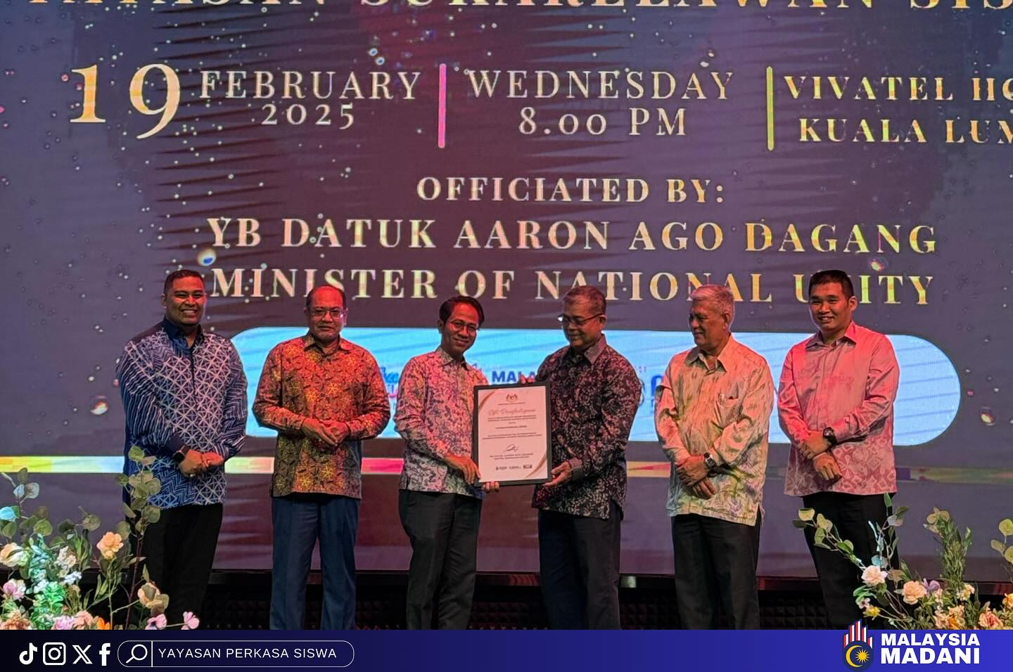 MAJLIS MENANDATANGANI MEMORANDUM PERSEFAHAMAN ANTARA YAYASAN SUKARELAWAN SISWA (YSS) BERSAMA RAKAN STRATEGIK 4