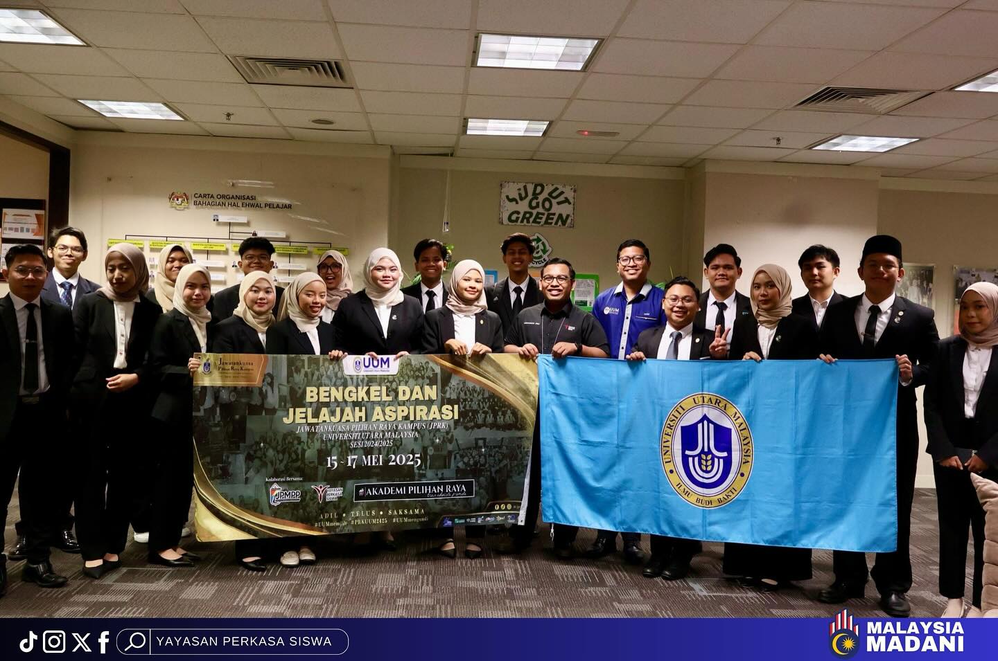 SESI KUNJUNGAN HORMAT JAWATANKUASA PILIHANRAYA KAMPUS (JPRK) UNIVERSITI UTARA MALAYSIA (UUM) KE YAYASAN PERKASA SISWA 1 SESI KUNJUNGAN HORMAT JAWATANKUASA PILIHANRAYA KAMPUS (JPRK) UNIVERSITI UTARA MALAYSIA (UUM) KE YAYASAN PERKASA SISWA 1