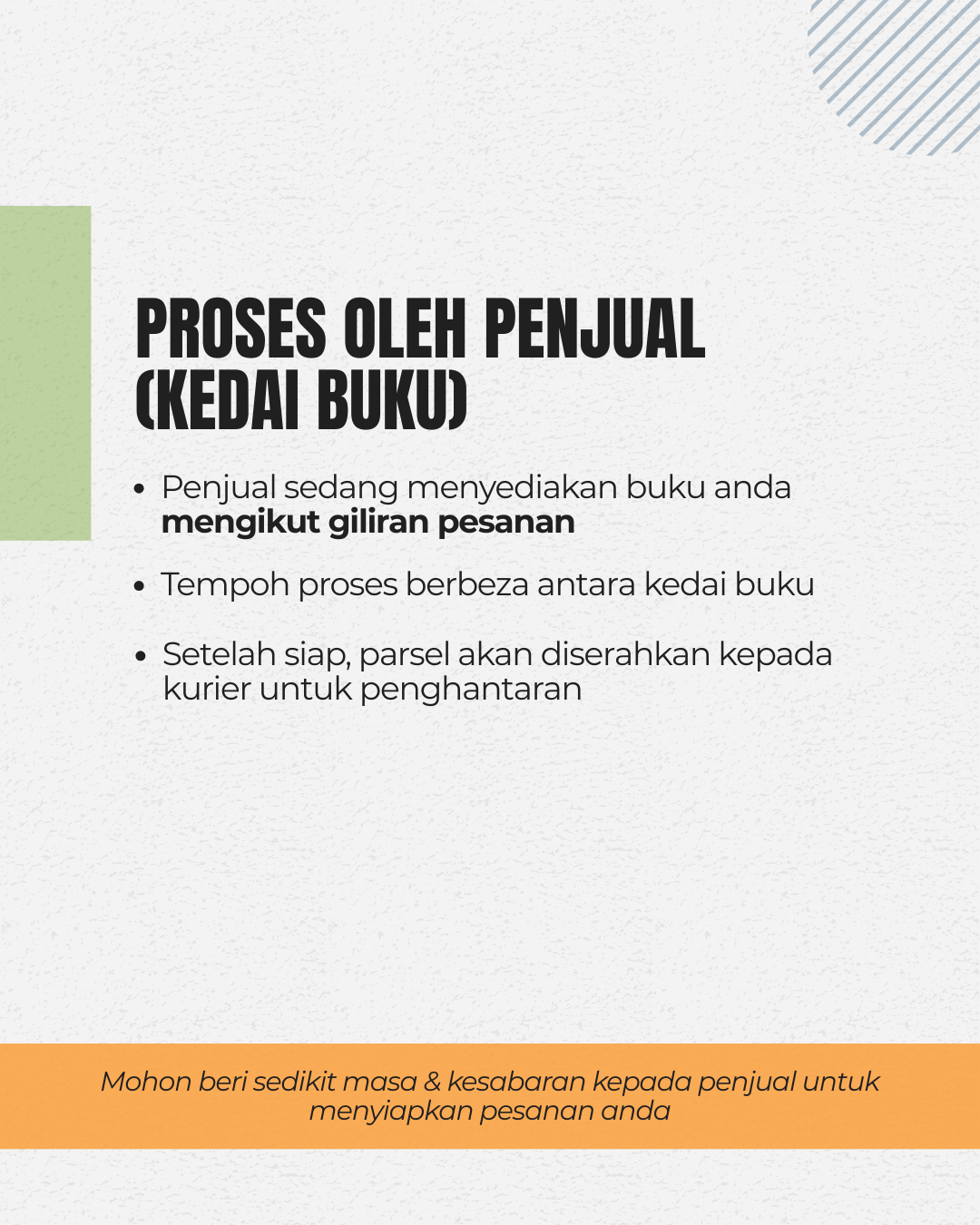 APA TERJADI SELEPAS ANDA BELI BUKU 3