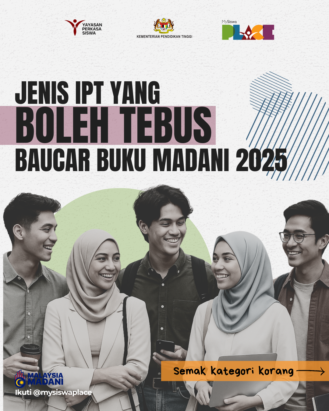JENIS IPT YANG BOLEH TEBUS BAUCAR BUKU MADANI 2025 1