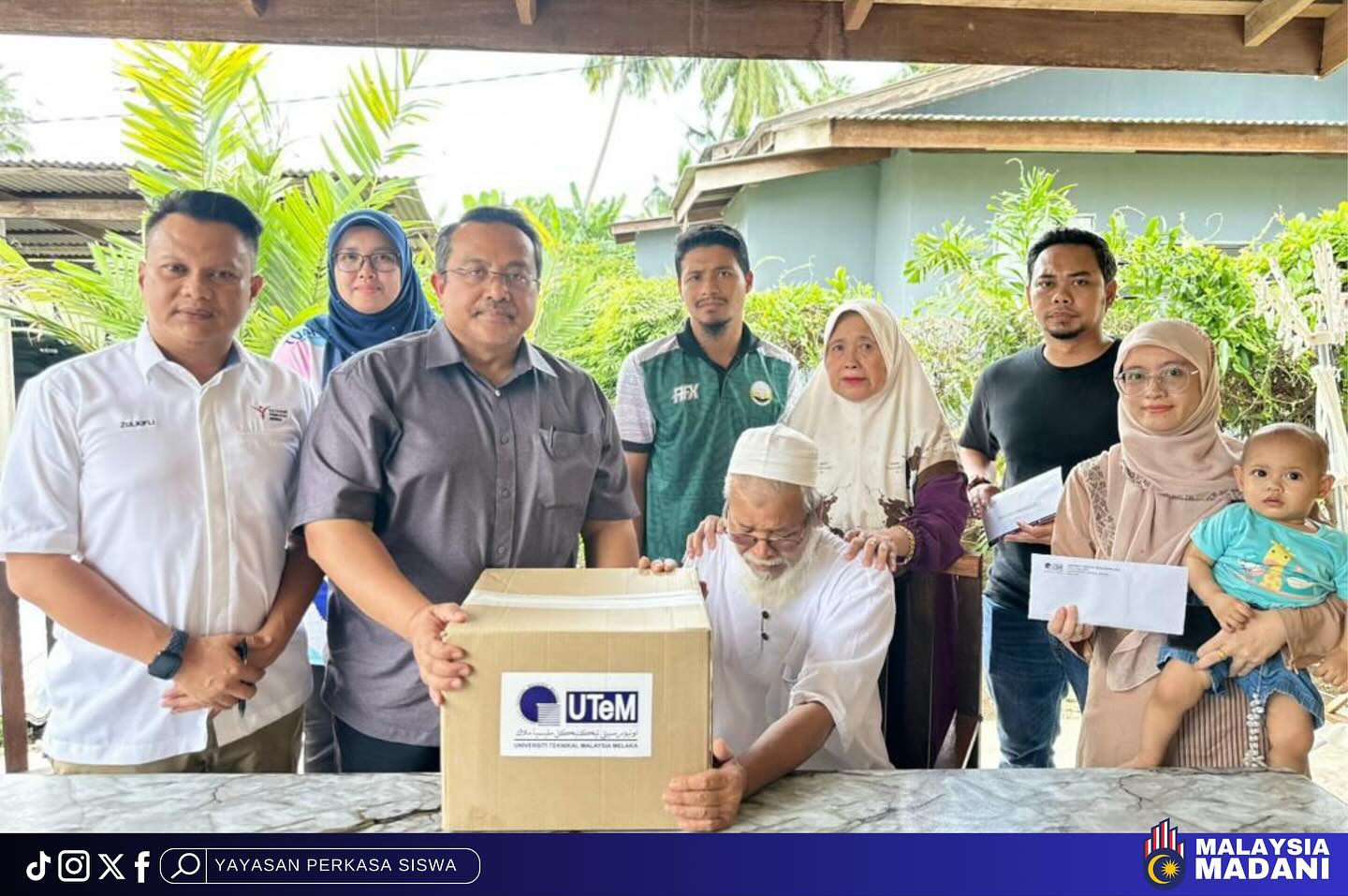 SESI ZIARAH WARIS PELAJAR UTeM YANG TERLIBAT DALAM KEMALANGAN JALAN RAYA 2