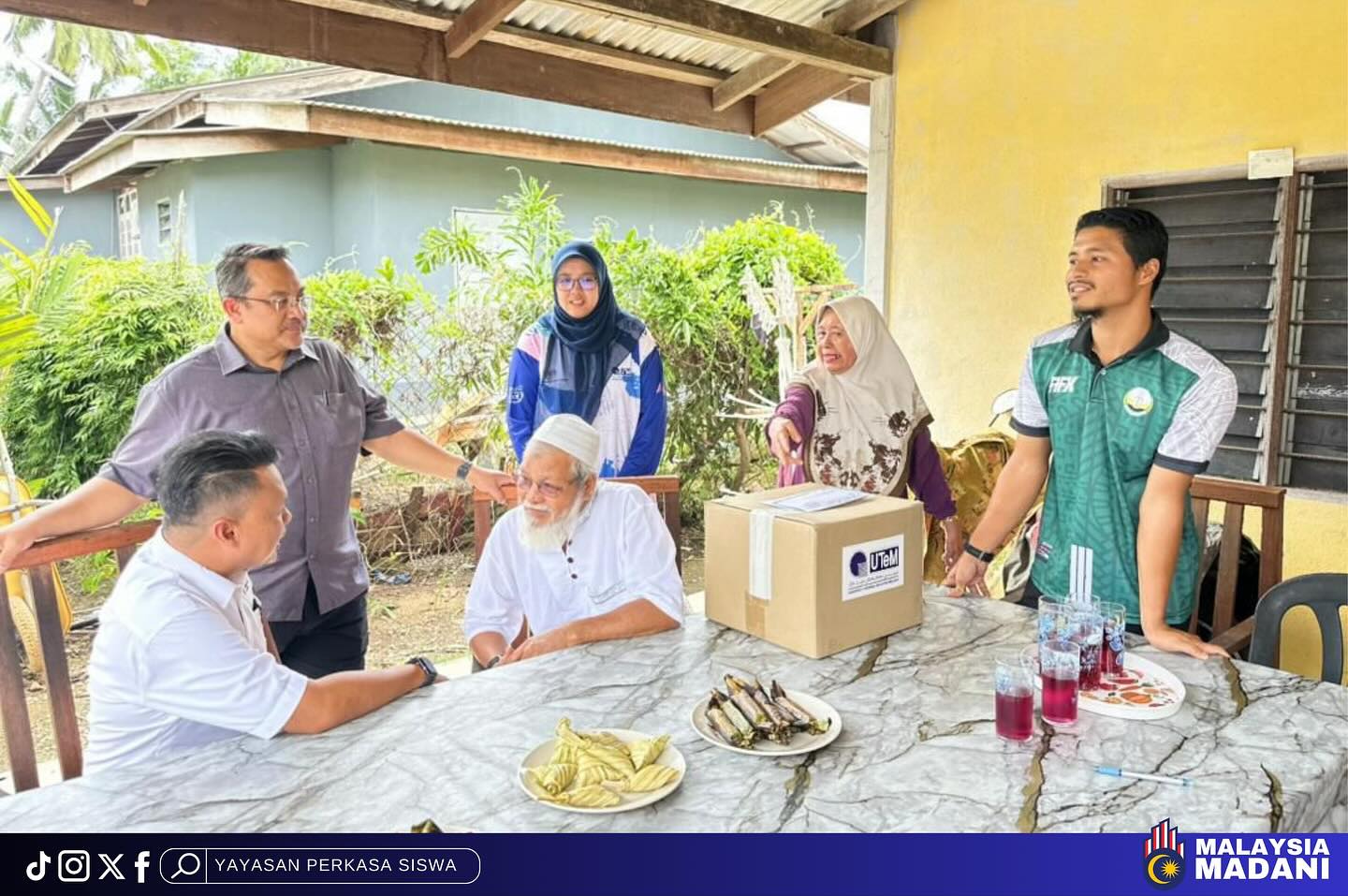 SESI ZIARAH WARIS PELAJAR UTeM YANG TERLIBAT DALAM KEMALANGAN JALAN RAYA 3