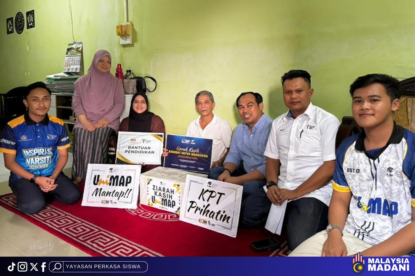 YAYASAN PERKASA SISWA BERSAMA UniMAP MENYANTUNI BAKAL MAHASISWA MELALUI SUMBANGAN BANTUAN AWAL PENDIDIKAN2