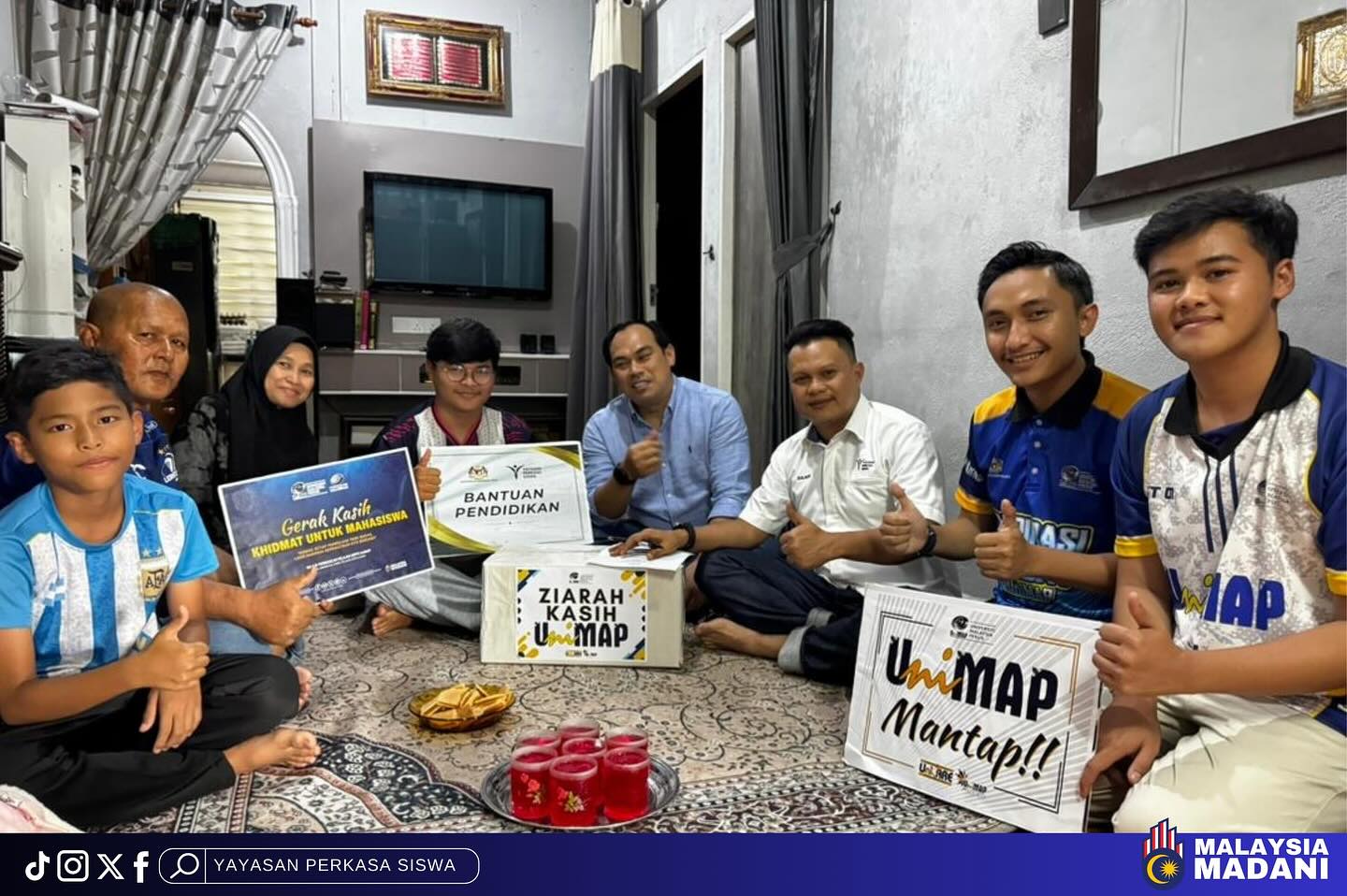 YAYASAN PERKASA SISWA BERSAMA UniMAP MENYANTUNI BAKAL MAHASISWA MELALUI SUMBANGAN BANTUAN AWAL PENDIDIKAN3